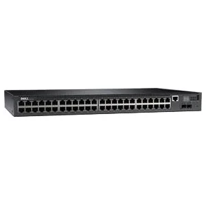 210-ABPR - Dell 48 x Ports 10/100/1000Base-T + 2 x Ports 10 Gigabit SFP+ Layer 2 Managed Gigabit Ethernet Network Switch