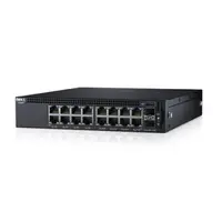210-ADPJ - Dell PowerConnect X1018 16 x Ports 10/100/1000Base-T + 2 x Ports Gigabit SFP Rack-Mountable 1U Layer 2 Managed Gigabit Ethernet Network Switch