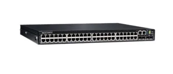 Dell 210-AWZS Powerswitch N3248TE-ON 48-Ports 10/100/1000Base-T RJ-45 GbE 4-Ports 10GBase-X SFP+ 2-Ports 100GBase-X QSFP28 Layer 3 Managed 1U Rack-mountable