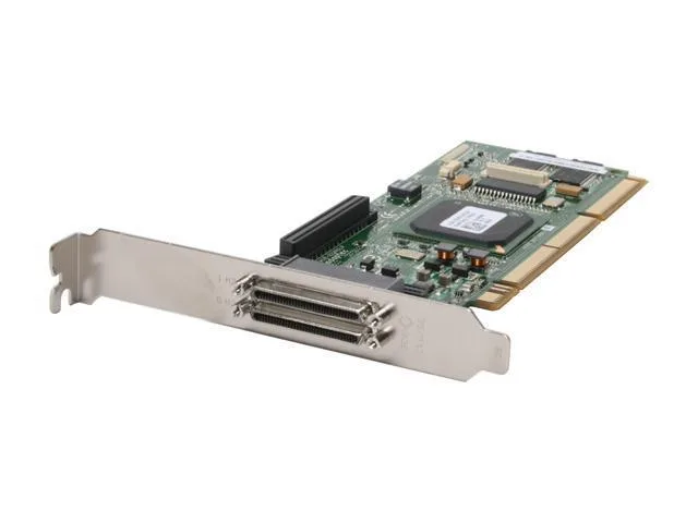 2120200-R - Adaptec 2230SLP Dual Channel Ultra 320 SCSI RAID Controller - 128MB Embedded DDR - Up to 320MBps Per Channel - 2 x 68-pin VHDCI Ultra320 SCS