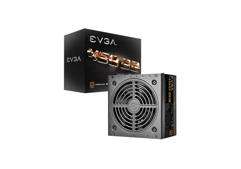 220-B3-0450-V1 - EVGA 450 B3 450-Watts 85% Efficiency ATX12V/EPS12V 80 Plus BRONZE Power Supply