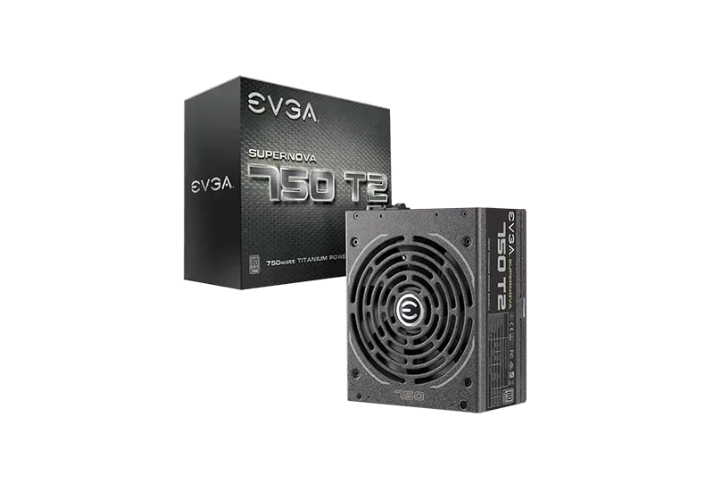 220-T2-0750-X1 - EVGA SuperNOVA 750-Wattts 96% Efficiency ATX12V & EPS12V Power Supply