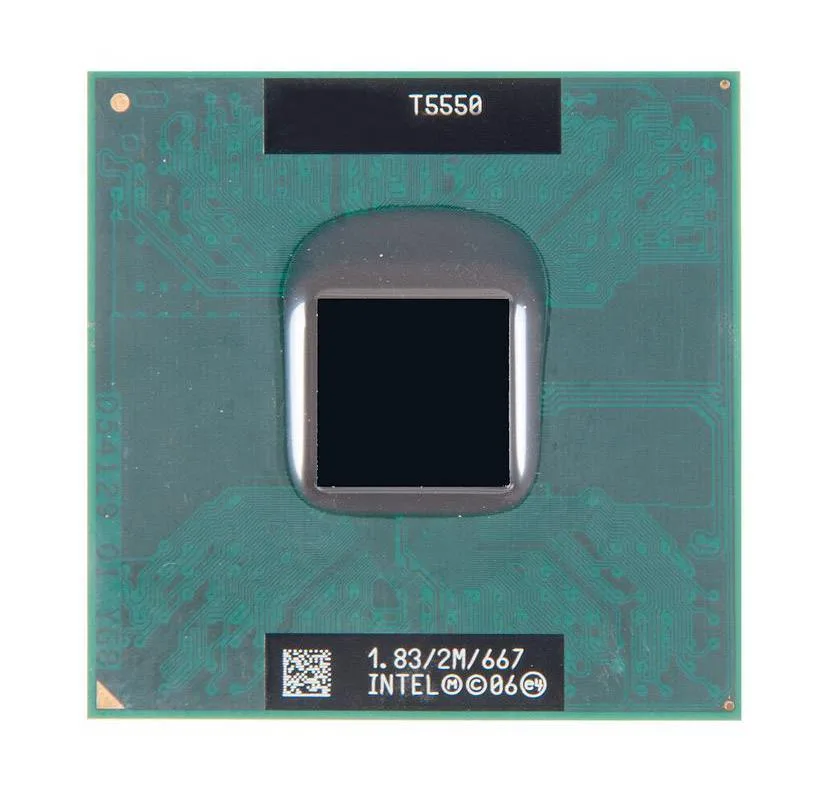223-4560 - Dell 1.83GHz 667MHz FSB 2MB L2 Cache Socket PPGA478 Intel Core 2 Duo T5550 Dual Core Processor