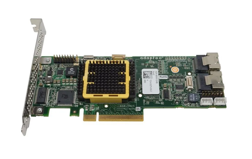 2244300-R - Adaptec 5805 8-Port SAS / SATA 512MB DDR2 PCI-Express x8 Up RAID Controller