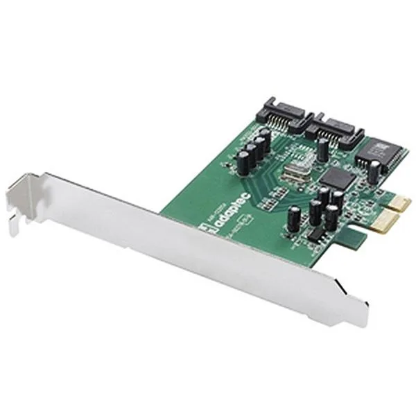 2255900-R - Adaptec 1220SA 2 Port Serial ATA RAID Controller - PCI Express x1 - Up to 300MBps - 2 x 7-pin Serial ATA/300 - Serial ATA Internal