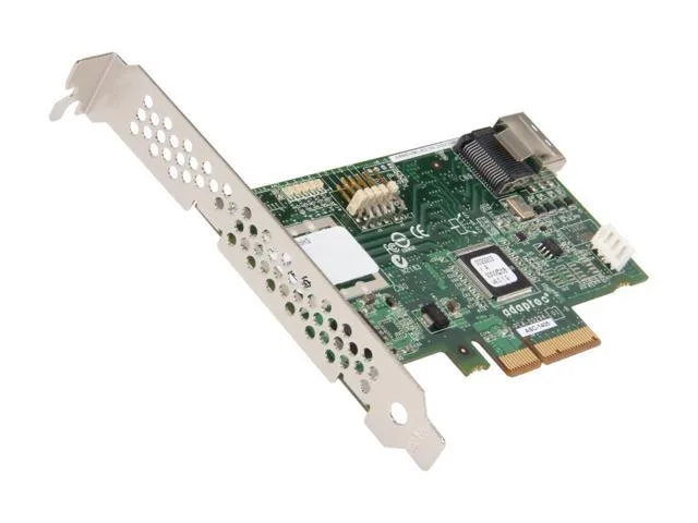 2256000-R - Adaptec 1405 4 Port SAS Controller 4 x SFF-8087 SAS 300 Serial Attached SCSI Internal PCI Express x4
