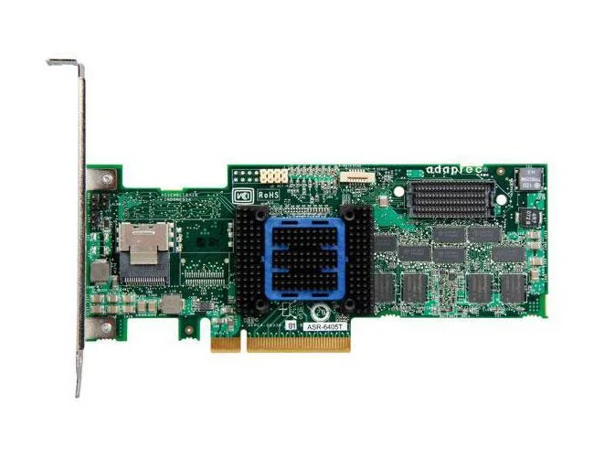 2273600-R - Adaptec 6805TQ 8-port SAS Controller - Serial Attached SCSI (SAS) - PCI Express 2.0 x8 - Plug-in Card - RAID Supported - 0 1 1E 5 5EE 6