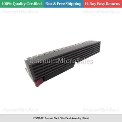 229208-001 - HP / Compaq Blank Filler Panel Assembly for Modular Smart Array 500 / 1000