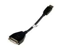 23NVR-BLACK - Dell Display Port to DVI-D SL Adapter Cable
