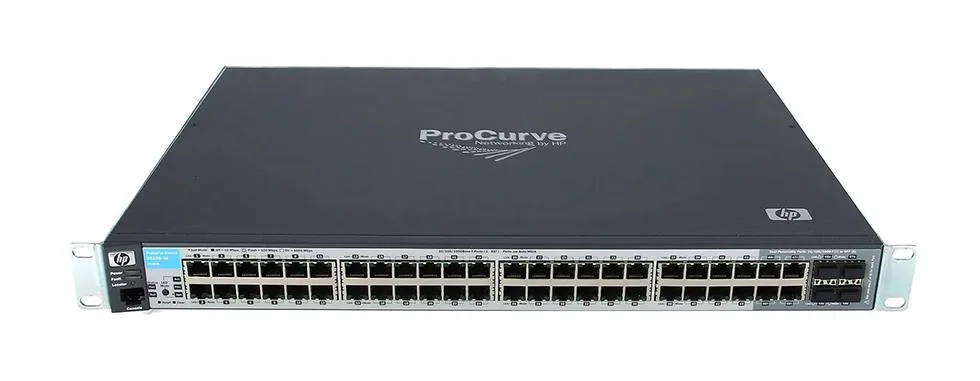 HP 2510-48G ProCurve E2510-48G 44 x Ports 1000Base-T + 4 x RJ-45/SFP (mini-GBIC) Ports L2 Managed Rack-mountable GE Network Switch