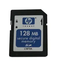 253475-B22 - HP 128MB SD Flash Memory Card for iPAQ H3800/H3900/H1900/H4000/H5400 Series Pocket PC