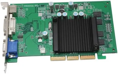 256-A8-N295-RX - EVGA GeForce 6200 LE 256MB 64-Bit GDDR2 AGP 4X/8X Video Graphics Card