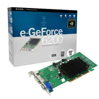 256-A8-N327-AX - EVGA e-GeForce 6200 256MB DDR 64-Bit AGP 4X/8X Video Graphics Card