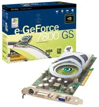 256-A8-N508-A2 - EVGA GeForce 7800 GS 256MB GDDR3 256-Bit AGP 4X/8X Video Graphics Card