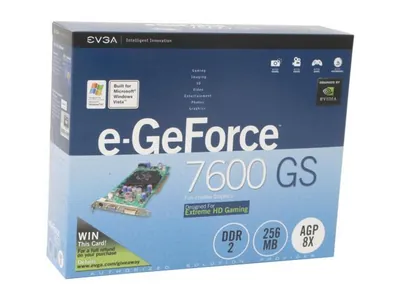 256-A8-N542-E1 - EVGA GeForce 7600GS 256MB 128-Bit GDDR2 AGP 4X/8X Video Graphics Card