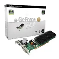 256-P1-N399-B3 - EVGA GeForce 6200 256MB GDDR2 64-Bit PCI DVI/ D-Sub/ S-Video Out Video Graphics Card