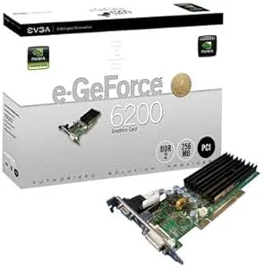 256-P1-N399-TR - EVGA E-GeForce 6200 256MB DDR2 64-Bit PCI Video Graphics Card