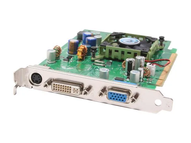 256-P2-N356-A1 - EVGA GeForce 6500 256MB GDDR2 64-Bit PCI Express x16 Video Graphics Card