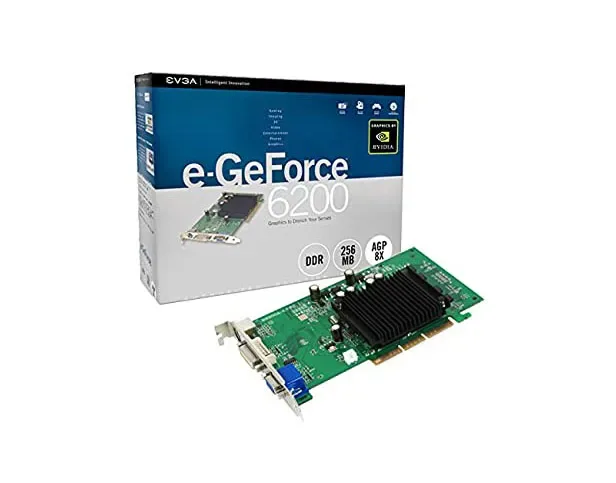 256-P2-N362-KR - EVGA GeForce 6200 256MB DDR 128-Bit PCI Express x16 Video Graphics Card