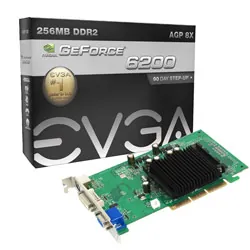 256-P2-N362-LA - EVGA GeForce 6200 256MB 128-Bit DDR PCI Express x16 Video Graphics Card