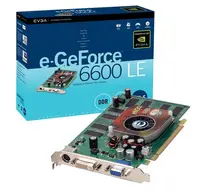 256-P2-N363-R1 - EVGA GeForce 6600LE 256MB 128-Bit DDR PCI Express DVI-I/ VGA/ TV-Out Video Graphics Card