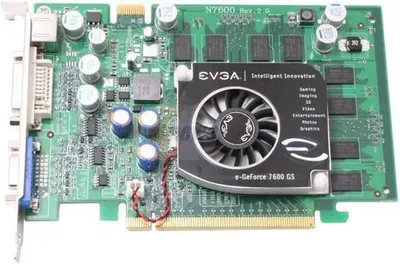 256-P2-N541-BE - EVGA GeForce 7600GS 256MB 128-Bit GDDR2 PCI Express x16 DVI / D-Sub/ VGA / S-Video Out/ SLI Support Video Graphics Card