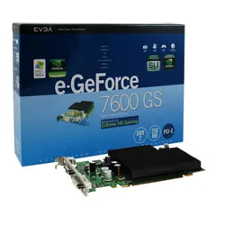 256-P2-N549-T2 - EVGA GeForce 7600 GS 256MB GDDR2 128-Bit SLI Support PCI Express x16 Video Graphics Card