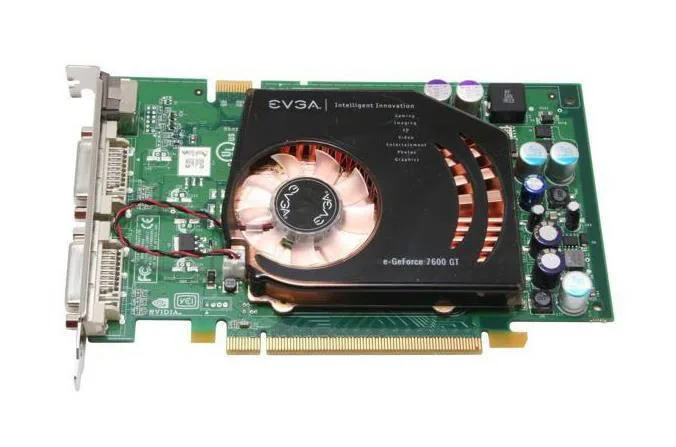 256-P2-N554-L1 - EVGA GeForce 7600 GT 256MB 128-Bit GDDR3 PCI Express x16 SLI Support Video Graphics Card