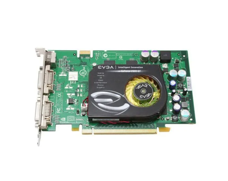 256-P2-N555-KR - EVGA GeForce 7600 GT 256MB GDDR3 128-Bit SLI Support PCI Express x16 Video Graphics Card