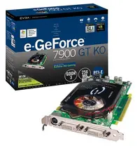 256-P2-N564-R1 - EVGA e-GeForce 7900 GT KO 256MB 256-Bit GDDR3 PCI Express x16 SLI Supported Video Graphics Card