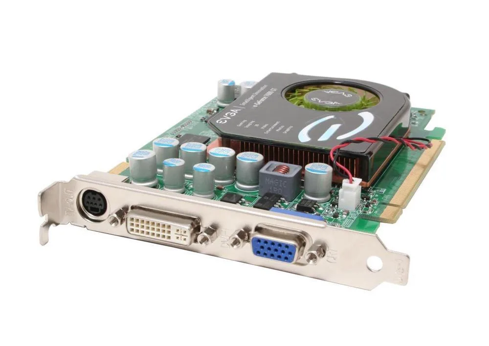 256-P2-N615-LA - EVGA GeForce 7600GT 256MB 128-Bit GDDR3 PCI Express x16 SLI Support HDTV/ S-Video Out/ D-Sub/ DVI Video Graphics Card