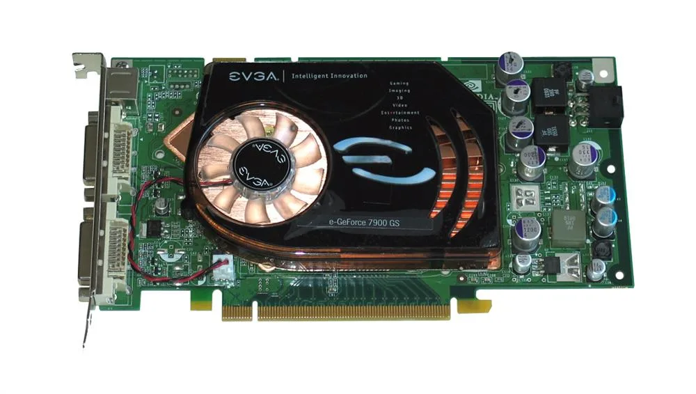 256-P2-N624-R1 - EVGA e-GeForce 7900 GS KO 256MB 256-Bit GDDR3 PCI Express x16 SLI Support Video Graphics Card