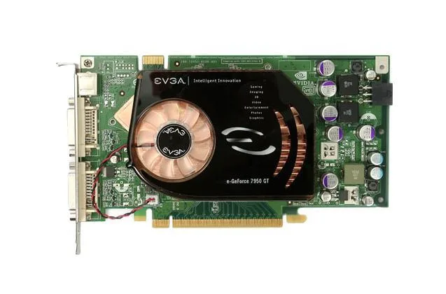 256-P2-N636-TR - EVGA e-GeForce 7950GT 256MB GDDR3 256-Bit PCI-Express x16 Dual DVI Graphics Card