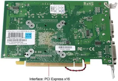 256-P2-N740-B1 - EVGA e-GeForce 8500 GT 256MB 128-Bit GDDR2 PCI Express x16 DVI/ D-Sub/ HDTV/ S-Video/ Composite Out/ SLI Support Video Graphics Card
