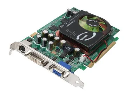 256-P2-N751-K3 - EVGA GeForce 8600 GT 256MB 128-Bit GDDR3 PCI Express x16 Dual DVI/ HDTV/ S-Video/ Composite Out/ SLI Support Video Graphics Card