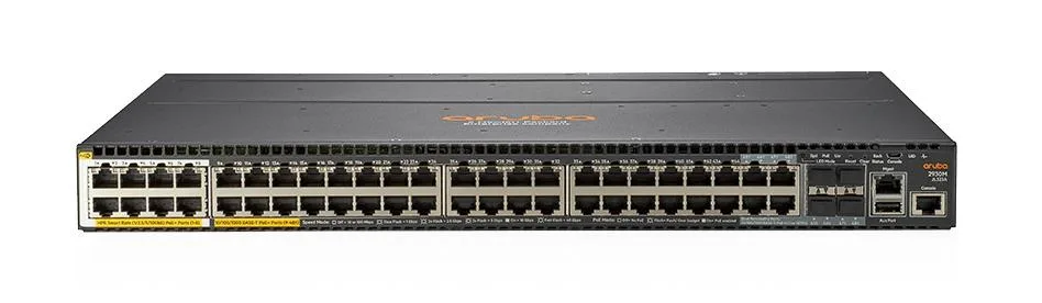 HP 2930M Aruba 2930M Series 2930M 48G 44 x RJ-45 Ports PoE+ 10/100/1000Base-T + 4 x Dual Personality Gigabit PoE+ SFP Ports Layer 3 Managed Rack-mountable Gigabit Ethernet Network Switch