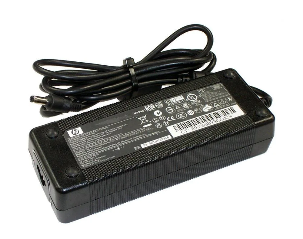 316688-002 - HP 120Watt 18.5V AC Power Adapter for HP Pavilion ZD7000/ZX5000/ZV5000 Series Notebook PCs 100-240VAC 50/60Hz