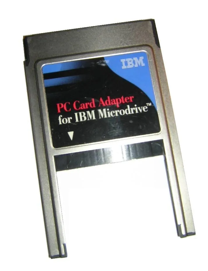 31L9315 - IBM Microdrive PCMCIA PC Adapter with 1GB Compact Flash Card