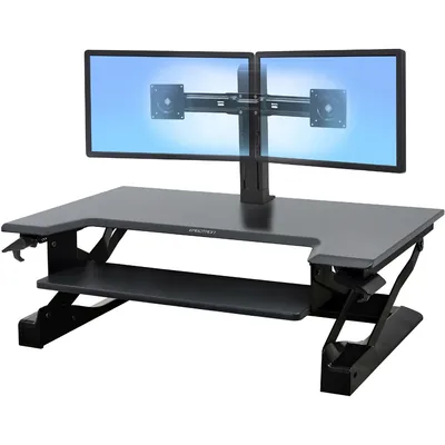 33-418-085 - Ergotron WorkFit-TL, Standing Desk Workstation TAA Compliant Version - Black