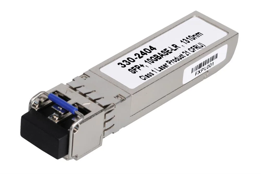 330-2404 - Dell 10Gbps 10GBase-LR Single-mode Fiber 10km 1310nm Duplex LC Connector SFP+ Transceiver Module