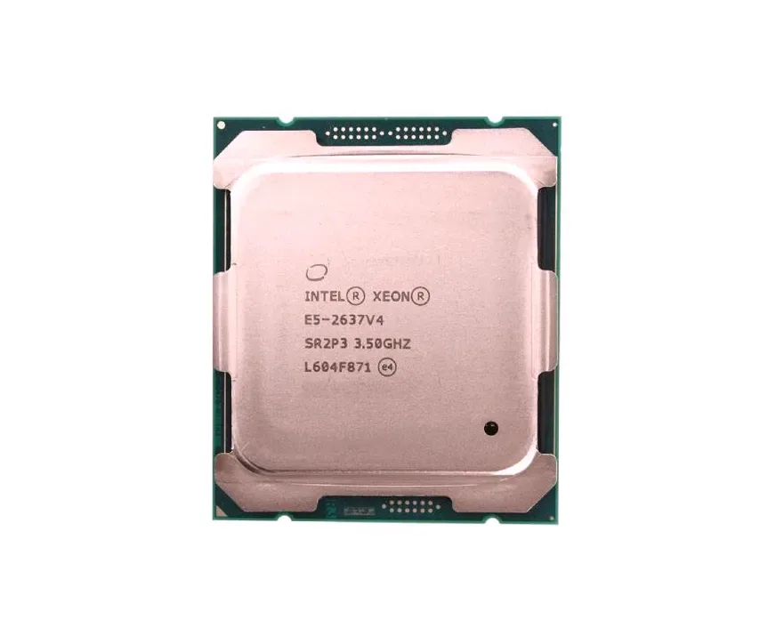 338-BKBS - Dell 3.5GHz 15MB L3 Cache 9.6GT/s QPI Speed Socket-FCLGA2011 135W 14NM Intel Xeon E5-2637V4 Quad Core Processor