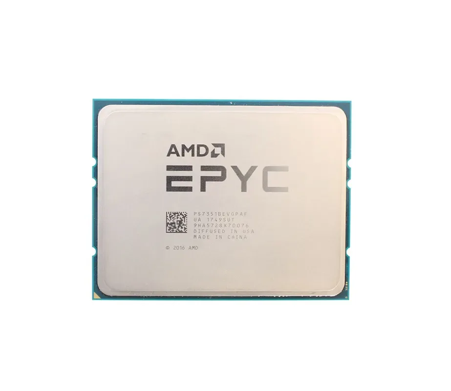 338-BNGH - Dell 2.4 /2.9 GHz AMD EPYC 7351P Sixteen Core Processor/32T,64MB Cache (155W/170W) DDR4-2400/2666 for Rack Server PowerEdge R6415