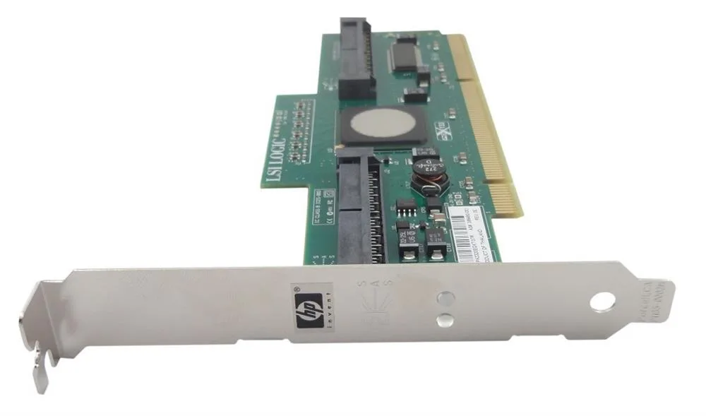 347786-B21 - HP 64Bit 133MHz PCI-X Dual Channel SAS-SATA Controller Host Bus Adapter