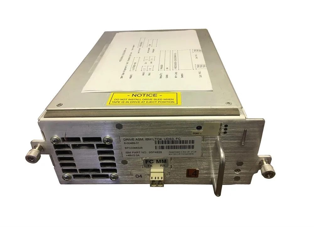 3576-8142 - IBM LTO Ultrium 4 Tape Drive - 800GB (Native)/1.6TB (Compressed) - Fibre ChannelInternal