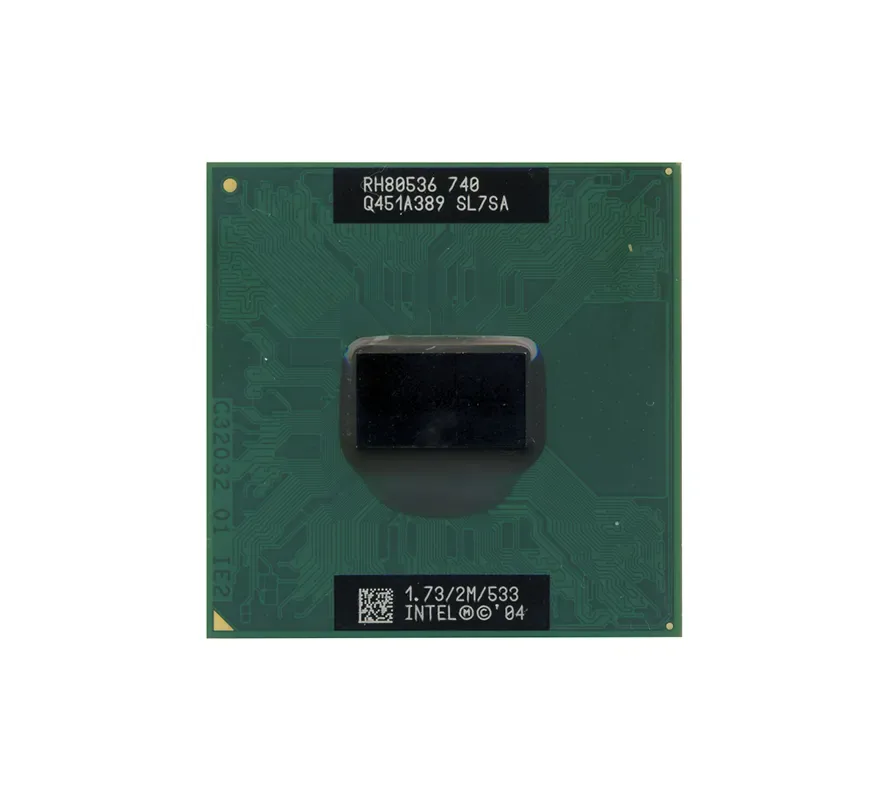 357813-001 - HP 1.73GHz 533MHz FSB 2MB L2 Cache Socket PGA478 Intel Pentium M 740 1-Core Processor