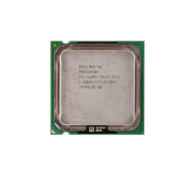 360734-212 - HP 2.93GHz 533MHz FSB 1MB L2 Cache Socket LGA775 Intel Pentium 4 516 1-Core Processor