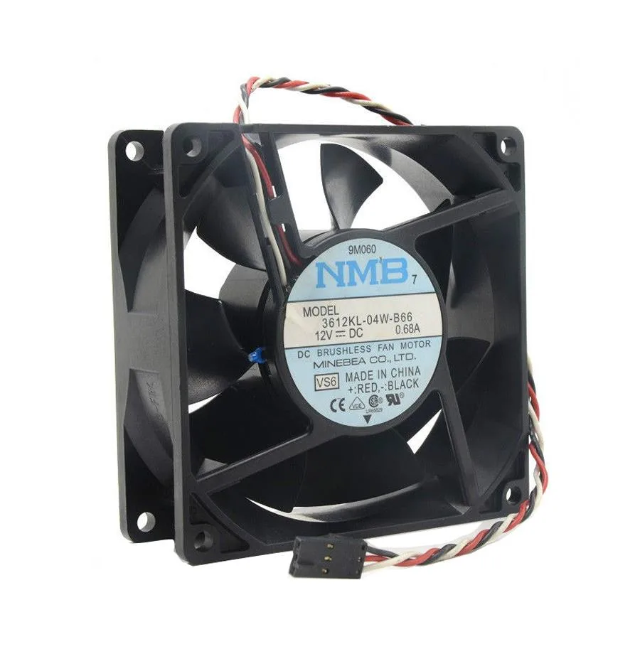 3612KL-04W-B66 - Dell 92x32mm 12V 3-Pin DC Brushless Fan for Precision 530