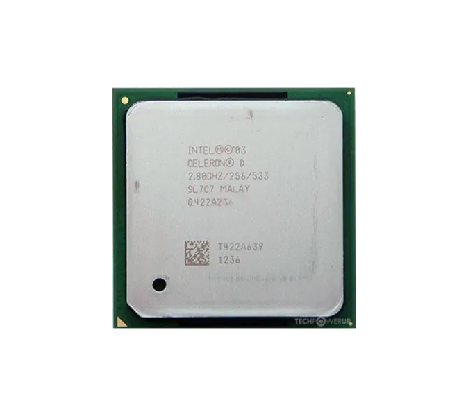 367744-105 - HP 2.80GHz 533MHz FSB 256KB L2 Cache Socket LGA775 Intel Celeron D 335 1-Core Processor