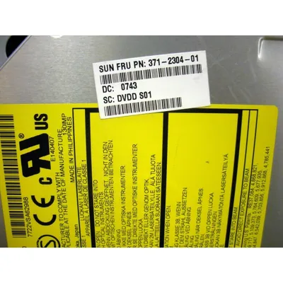 371-2304 - Sun 8x Dvd-writer / 24x Cd-writer Rohs y Ultra 40 M2 Workstation