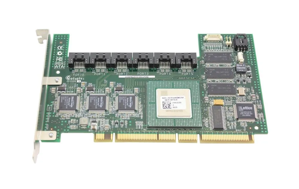 377597-001 - HP 6-Port 64-bit 66MHz PCI SATA RAID Controller Card
